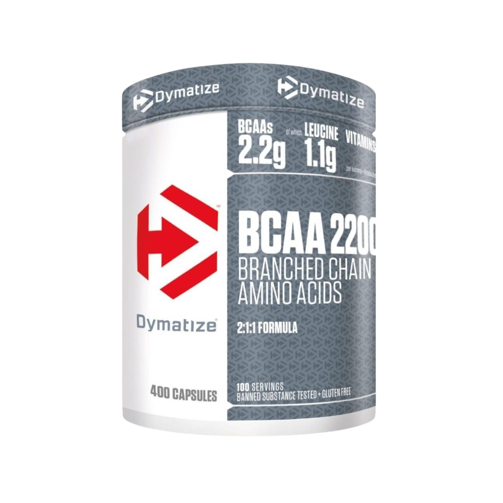 BCAA 2200 | Dymatize (400 cápsulas)