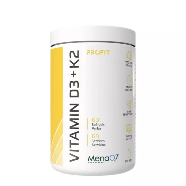 Vitamina D3 + K2 MenaQ7 | 60 perlas